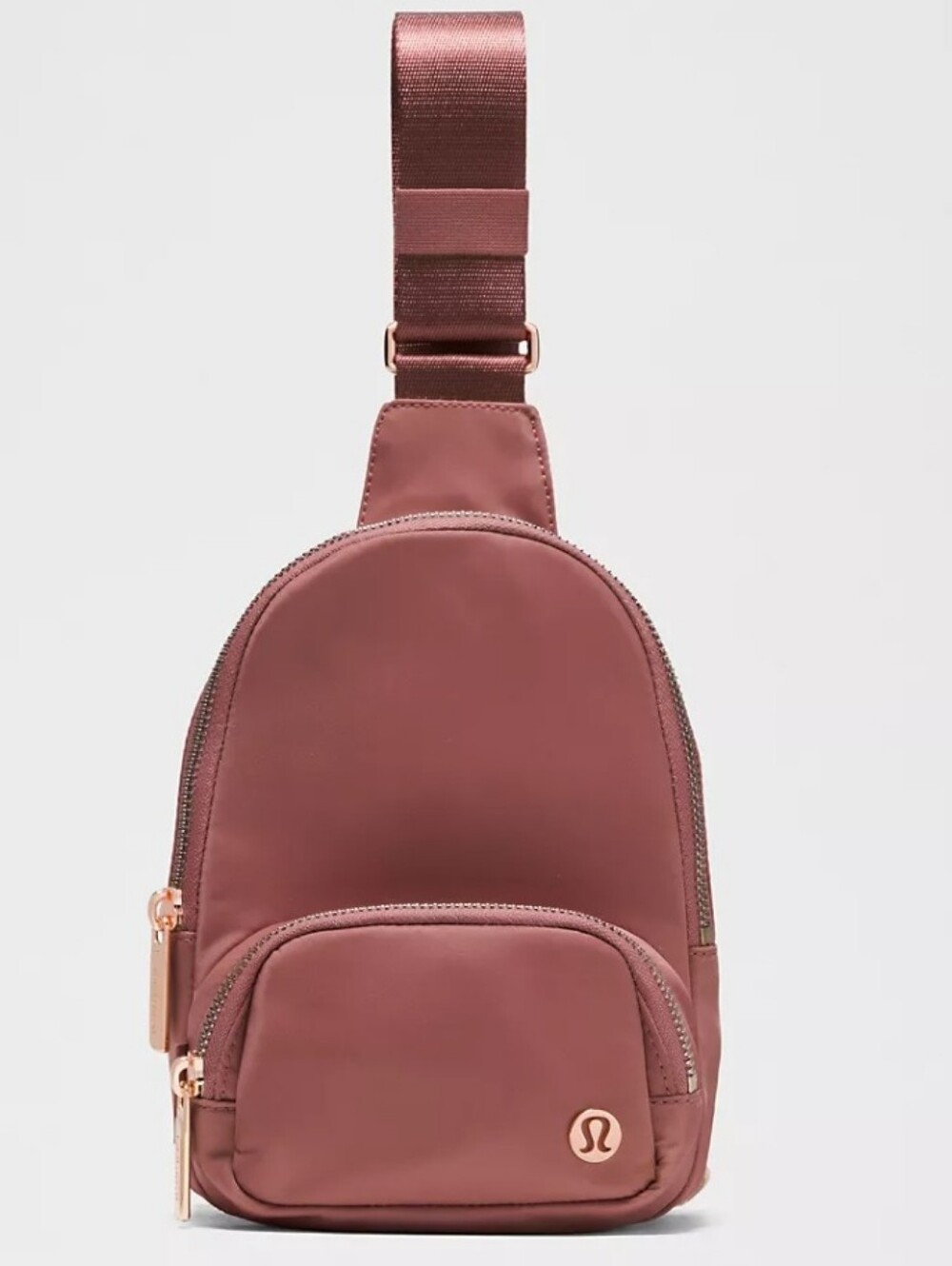 Nwt Lululemon Everywhere Sling Bag Small 2L Dusk Rose Gold